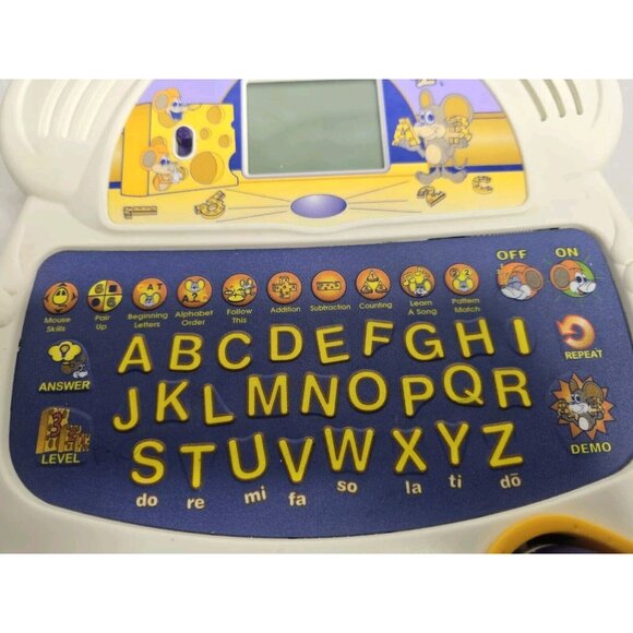 VTECH LITTLE SMART MOUSE PLAY LAPTOP VINTAGE TESTED- WORKS! - Picture 8 of 10